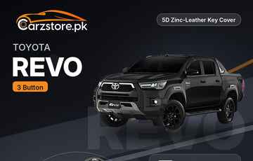 Toyota Hilux Revo (3 Button) 5D zinc-leather key cover