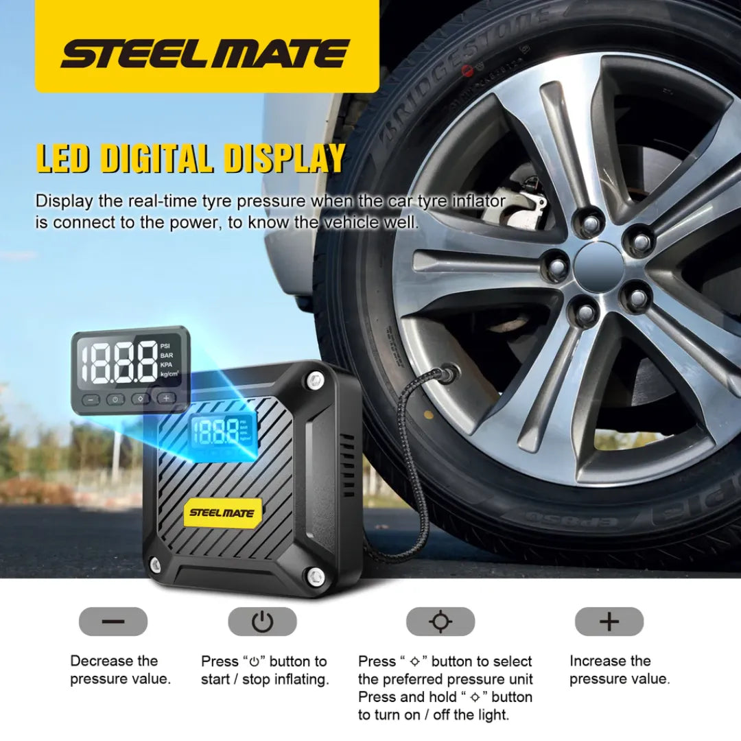 STEEL MATE AIR COMPRESSOR
