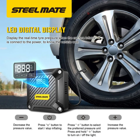 STEEL MATE AIR COMPRESSOR