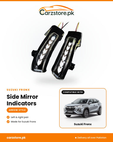 Suzuki Fronx Side Mirror Indicators – Arrow Style sequential LED