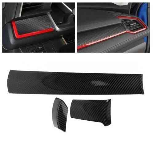 Honda Civic Carbon Fiber Dashboard Trims 3 Pcs