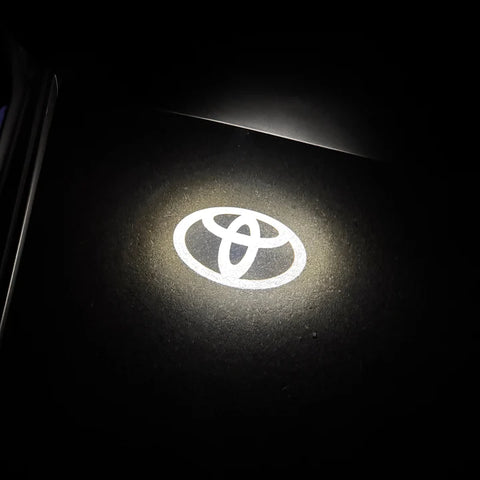 welcome door logo lights