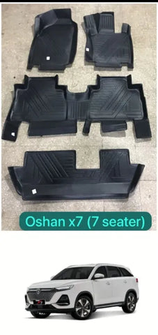 Oshan x7  7seater tpe mats