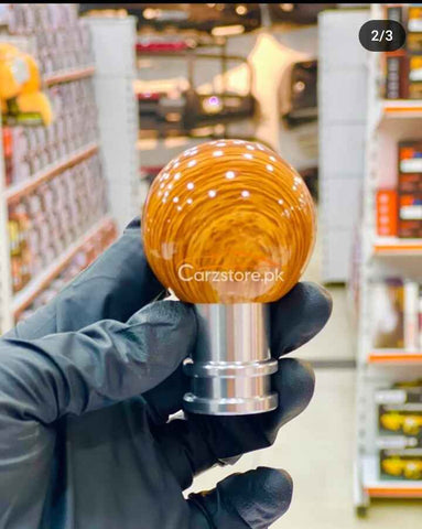 Wooden Textured Gear Knob