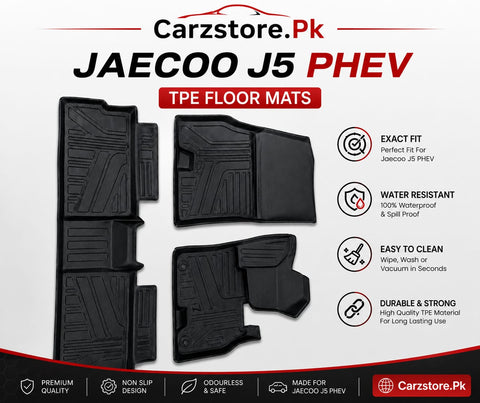 JAECOO J5 PHEV TPE Floor Mats – Premium Custom Fit