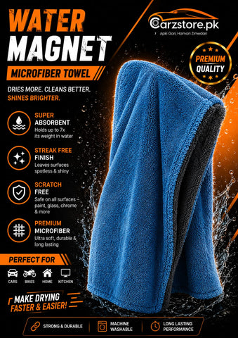 water magnetic microfiber cloth in big size| water proof microfiber cloth