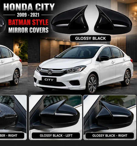 Side Mirror batman covers in glossy black