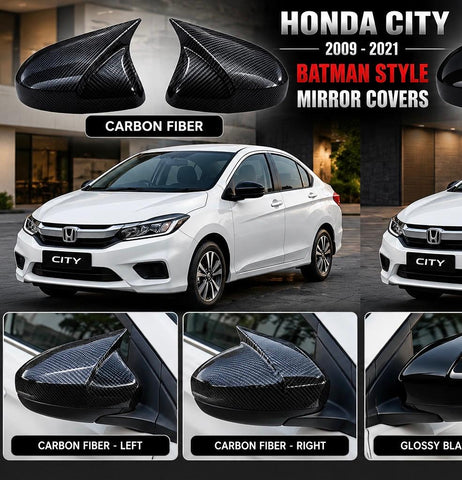 Side Mirror batman covers in carbon fiber