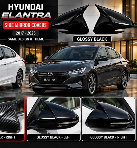 Side Mirror batman covers in glossy black