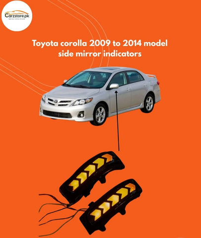 Toyota Corolla 2009 - 2014 side mirror indicator