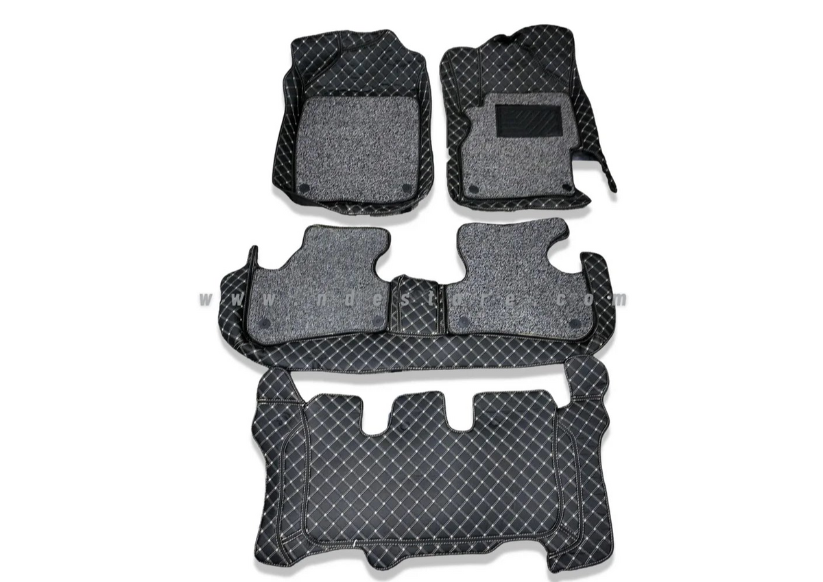 Honda BRV 9D Floor Mats Black 4 Pcs- Model 2017-2022