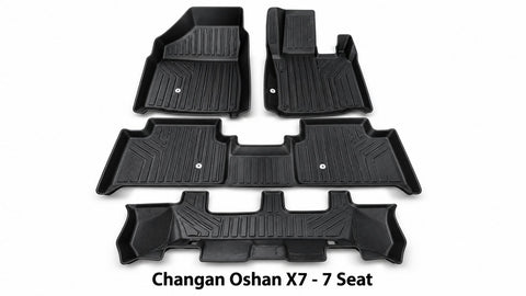 Changan Oshan X7 (7 Seater) ICONIC Super Quality TPE floor mats
