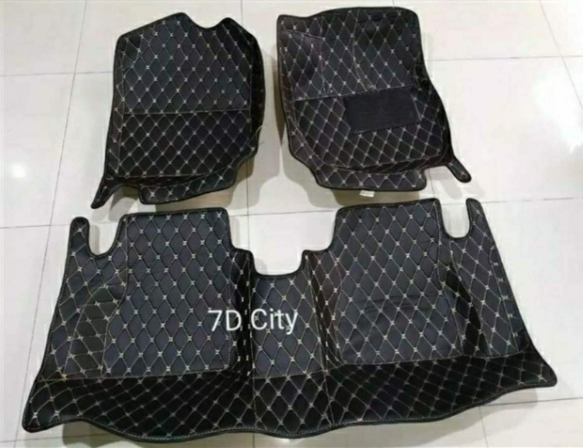 Honda City 7D Floor Mats Black 3 Pcs  2009-2021