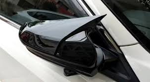 Civic X Side Mirror Cover Glossy Black Batman Style Model 2016-2021
