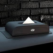 Hyundai Luxury Logo Tissue Box