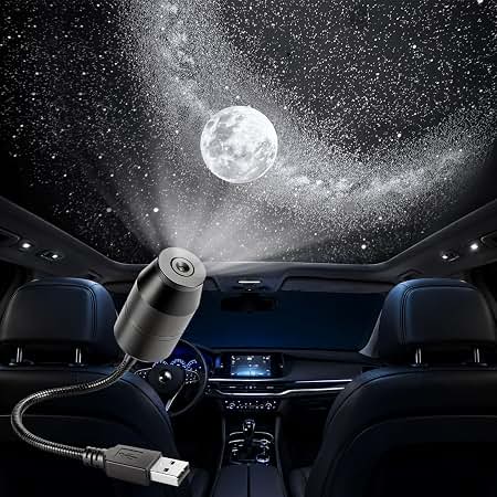 buy galaxy roof projector light usb connector 360 degree portable view