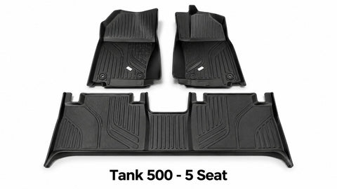 GWM Tank 500 (5 Seater) ICONIC Super Quality TPE floor mats