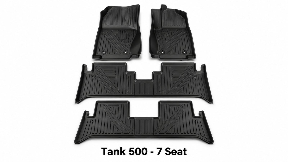 GWM Tank 500 (7 Seater) ICONIC Super Quality TPE floor mats