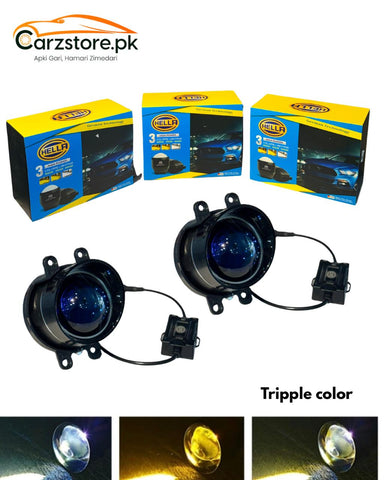 Hella Fog light projectors| high power with tripple color option