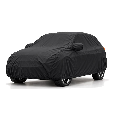 ICONIC microfiber car top cover in Black colour