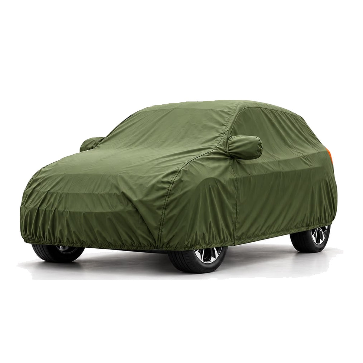 ICONIC microfiber car top cover in Olive colour