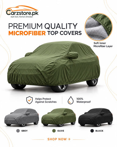 ICONIC premium quality microfiber car top cover – Carzstore.pk
