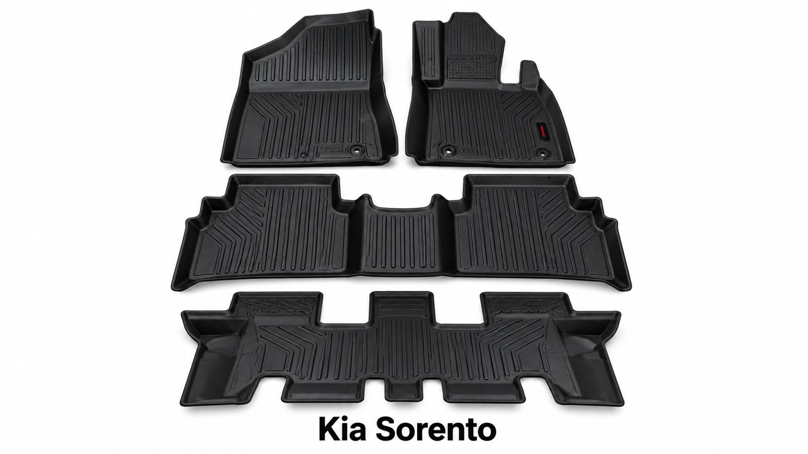 Kia Sorento (7 Seater) ICONIC Super Quality TPE floor mats