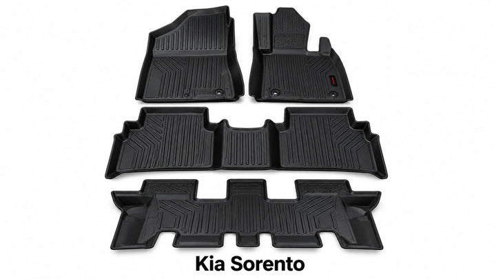 Kia Sorento (7 Seater) ICONIC Super Quality TPE floor mats