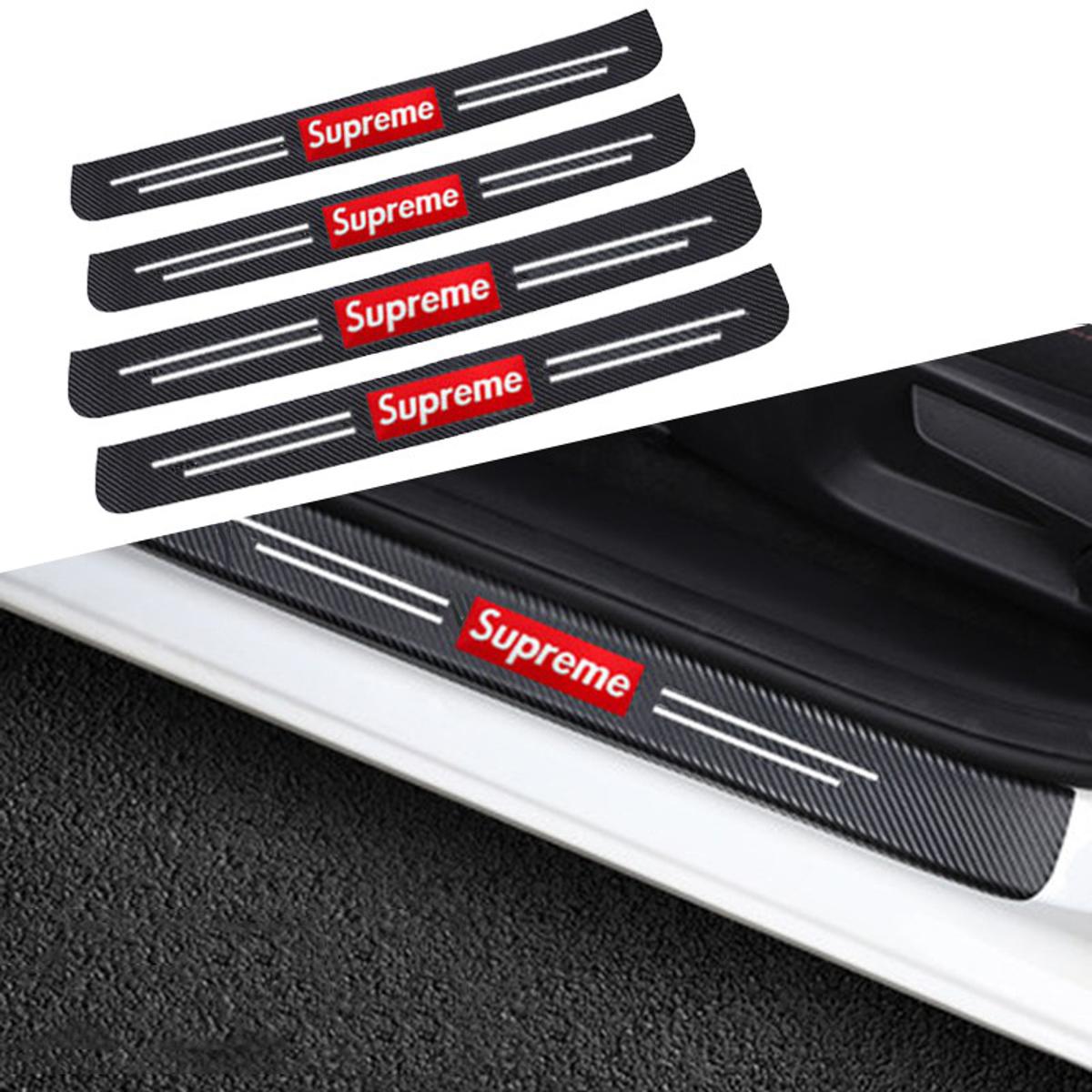 Supreme door sill guard 4-piece set universal fit – Carzstore.pk