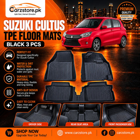 Suzuki Cultus 2017+ TPE floor mats