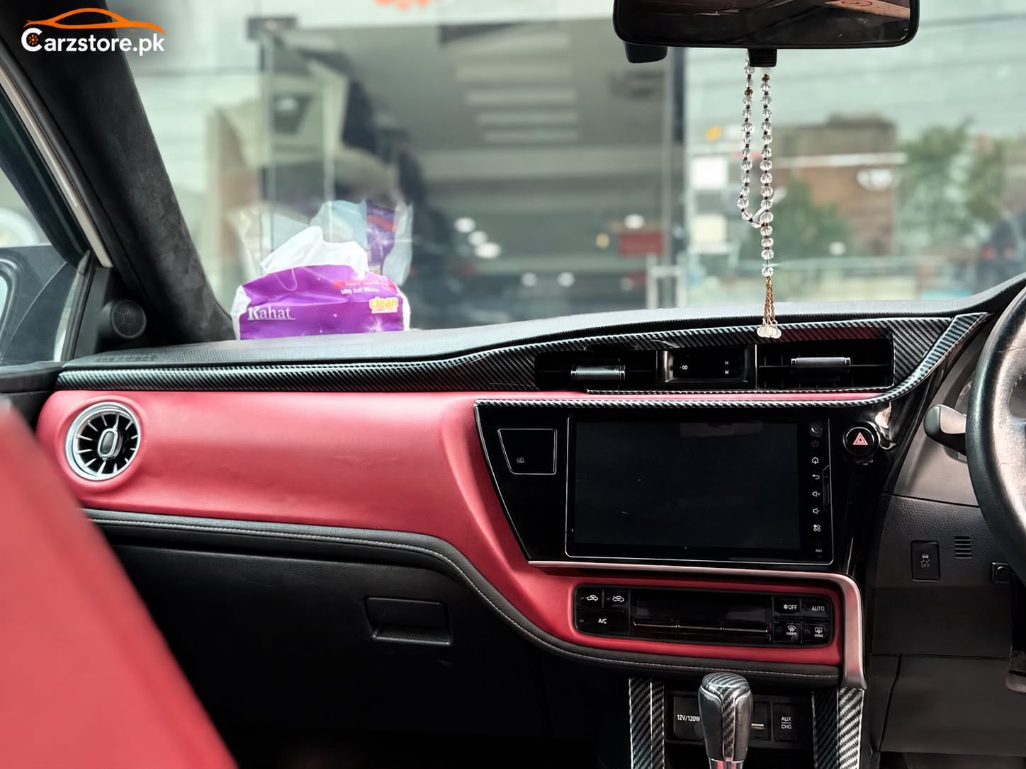 Corolla 2015-2027 carbon fiber dashboard trim strip