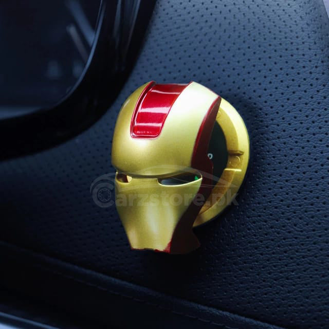 Push Start Button Cover Iron Man / Gold, Silver, Carbon Fiber,Black