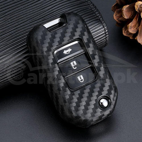 Honda Civic Rebirth 2013 - 2015  Key shell Keycase Carbon Fiber - Model 2013  -  2015