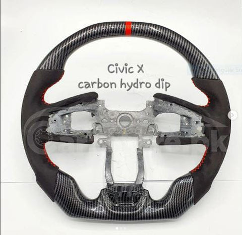Carbon Hydro Dip Steering Wheel