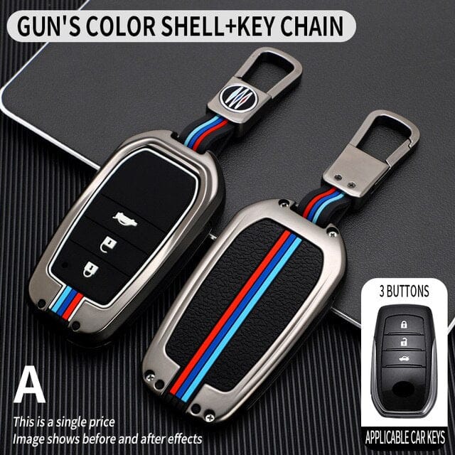 Premium Alloy Car Key Case