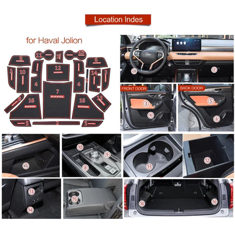 Haval Jolion PVC Non Slip Interior mats