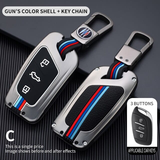 Premium Alloy Car Key Case