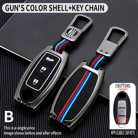 Premium Alloy Car Key Case