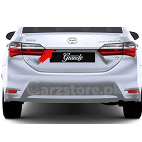 Toyota Corolla Trunk Garnish Chrome
